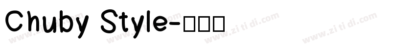 Chuby Style字体转换